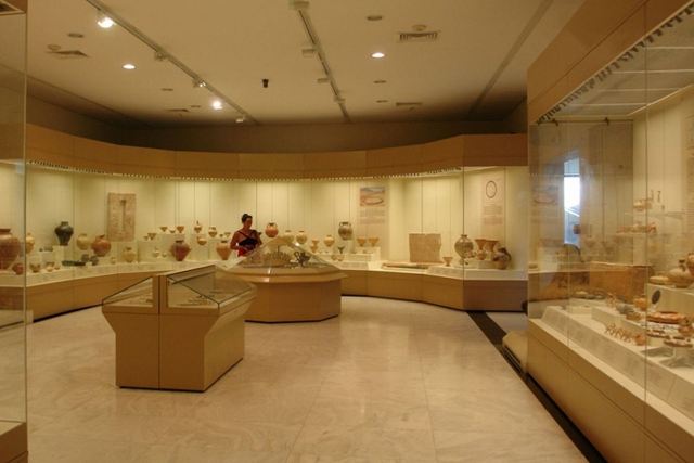 Mycenae Archaeological Museum - Interior exhibits